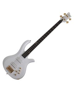 Schecter FreeZesicle-4 guitar in Metallic White sku number SCHECTER2301