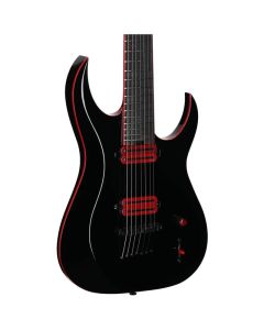 Schecter Sunset-7 Red Dawn guitar in Sunset 7 Red Dawn 7-string , Gloss Black sku number SCHECTER3891