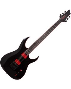 Schecter Sunset-6 ET Red Dawn guitar in Gloss Black sku number SCHECTER3892