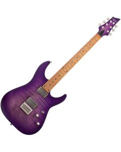 Schecter C-1 Standard Plus guitar in Transparent Purple Burst sku number SCHECTER3935