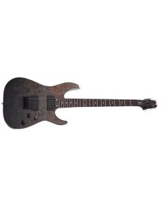 Schecter C-1 Standard guitar in Black Fade Burst Burl sku number SCHECTER3950
