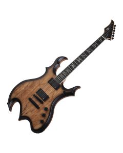Wylde Audio Spalted Maple With Black Burst Wrathmaker Guitar sku number SCHECTER4589