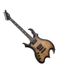 Wylde Audio Spalted Maple With Black Burst Wrathmaker LH Guitar sku number SCHECTER4590