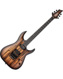 Schecter C-1 FR-S Pale Moon guitar in Natural Satin with Black Burst sku number SCHECTER693