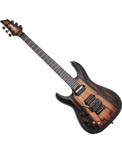 Schecter C-1 FR-S Pale Moon LH guitar in Natural Satin With Black Burst sku number SCHECTER695