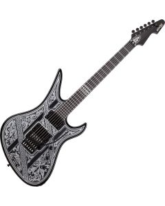 Schecter Avenger FR Przym Palladium guitar in Gloss Black sku number SCHECTER922