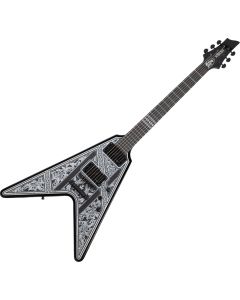Schecter V-1 Przym Palladium guitar in Gloss Black sku number SCHECTER923