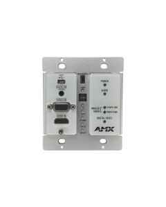 AMX NMX-ENC-N1115-WP-WH N1000 Series AV Over IP Decor Style Wallplate Encoder with KVM in White sku number FGN1115-WP-WH