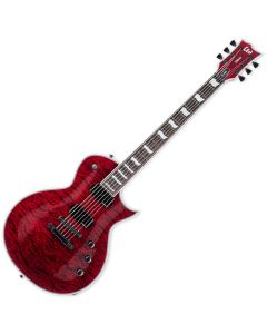 ESP LTD Deluxe EC-1000QM See Thru Black Cherry Guitar B-Stock sku number LEC1000QMSTBC-B