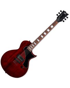 ESP LTD EC-201 Flat Top Guitar See Thru Black Cherry B-Stock sku number LEC201FTSTBC-B