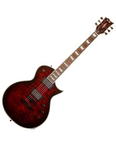 ESP E-II Eclipse QM STBCSB See Through Black Cherry Sunburst Quilted B-Stock sku number EIIECQMSTBCSB-B