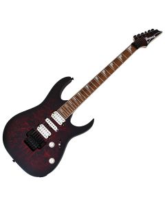 Ibanez RG470DXW Guitar in Wine Red Frozen Matte B-Stock 9533 sku number RG470DXWWZM-B9533