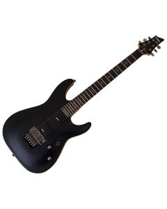 Schecter Demon-6 FR guitar in Aged Black Satin B-Stock 0310 sku number SCHECTER3661-B0310