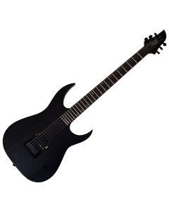 Schecter KM-6 MK-III EX guitar in Satin Black Open Pore B-Stock 0588 sku number SCHECTER879-B0588