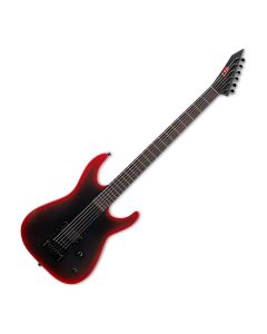 ESP LTD M-6 EverTune 30 Black Metal Electric Guitar in Black Red Burst Satin sku number LM6ET30BKMBLKREDBS