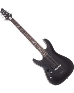 Schecter Damien Platinum-6 LH guitar in Satin Black sku number SCHECTER1182