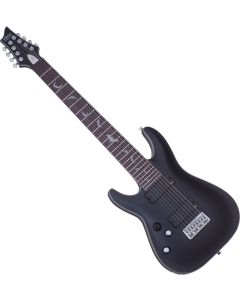 Schecter Damien Platinum-8 LH guitar in Satin Black sku number SCHECTER1188