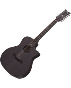 Schecter Orleans Studio-12 Acoustic acoustic in Satin See Thru Black sku number SCHECTER3714