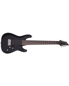 Schecter C-8 Deluxe guitar in Satin Black sku number SCHECTER440