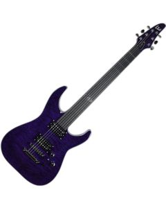 ESP LTD Rob Caggiano RC-600QM Signature Electric Guitar See Thru Purple sku number LRC600QMSTP