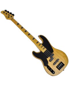 Schecter Model-T Session LH bass in Aged Natural Satin sku number SCHECTER2849
