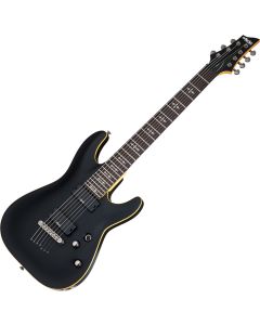 Schecter Demon-7 guitar in Aged Black Satin sku number SCHECTER3662
