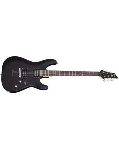 Schecter C-6 Deluxe guitar in Satin Black sku number SCHECTER430