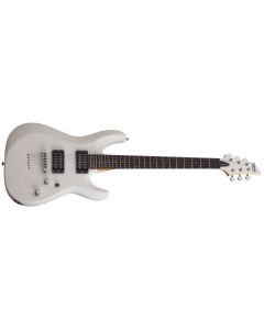 Schecter C-6 Deluxe guitar in Satin White sku number SCHECTER432
