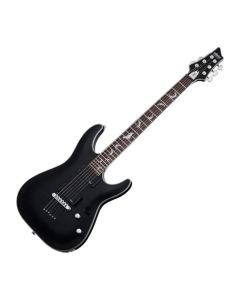 Schecter Damien Platinum-6 guitar in Satin Black sku number SCHECTER1181