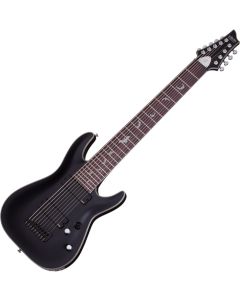 Schecter Damien Platinum-9 guitar in Satin Black sku number SCHECTER1193