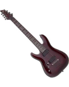 Schecter Hellraiser C-7 LH guitar in Black Cherry sku number SCHECTER1796