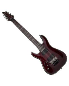 Schecter Hellraiser C-7 FR LH guitar in Black Cherry sku number SCHECTER1832