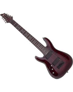 Schecter Hellraiser C-8 Left-Handed 8-String Electric Guitar Black Cherry sku number SCHECTER133