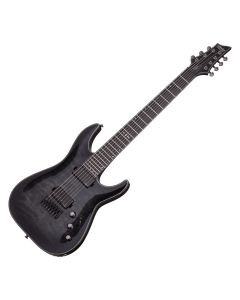 Schecter Hellraiser Hybrid C-7 guitar in Trans Black Burst sku number SCHECTER1924