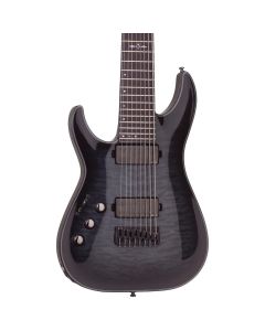 Schecter Hellraiser Hybrid C-8 LH guitar in Trans Black Burst sku number SCHECTER1931