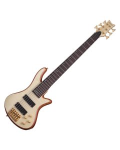 Schecter Stiletto Custom-6 bass in Natural Satin sku number SCHECTER2543