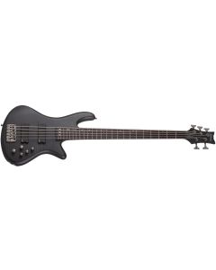 Schecter Stiletto Studio-5 bass in See-Thru Black Satin sku number SCHECTER2721