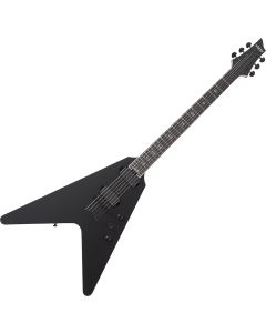 Schecter V-1 SLS Elite Evil Twin guitar in Satin Black sku number SCHECTER1346