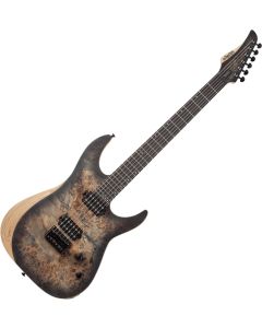 Schecter Reaper-6 guitar in Satin Charcoal Burst sku number SCHECTER1500