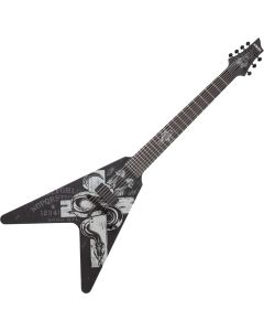 Schecter Chris Howorth V-7 guitar in Satin Black sku number SCHECTER334