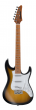 Ibanez Andy Timmons Signature ATZ100 SBT Sunburst Flat Electric Guitar w/Case sku number ATZ100SBT