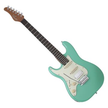 Schecter Nick Johnston Traditional HSS LH guitar in Atomic Green sku number SCHECTER1543
