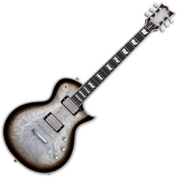 ESP Eclipse Custom Electric Guitar Silver Liquid Metal Burst sku number EECCTMSLMB