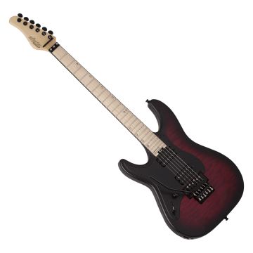 Schecter Miles Dimitri Baker SVSS Left Handed Electric Guitar Crimson Red Burst Satin sku number SCHECTER2136
