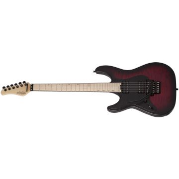 Schecter Miles Dimitri Baker SVSS Left Handed Electric Guitar Crimson Red Burst Satin sku number SCHECTER2136