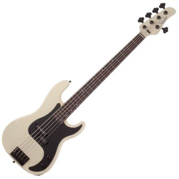 Schecter P-5 bass in Ivory sku number SCHECTER2922