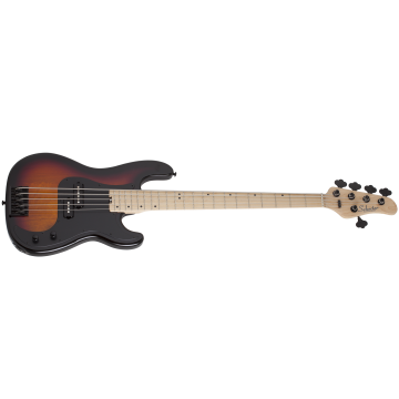 Schecter P-5 bass in 3-Tone Sunburst sku number SCHECTER2923