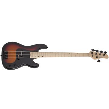 Schecter P-5 bass in 3-Tone Sunburst sku number SCHECTER2923