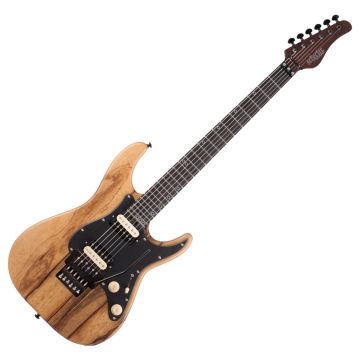 Schecter Sun Valley Super Shredder Exotic FR Black Limba guitar in Natural Satin sku number SCHECTER1265