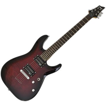 Schecter C-6 Plus Guitar See-Thru Cherry Burst B-Stock 0858 sku number SCHECTER447-B0858